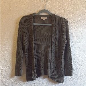Women's Olive Green Cardigan
